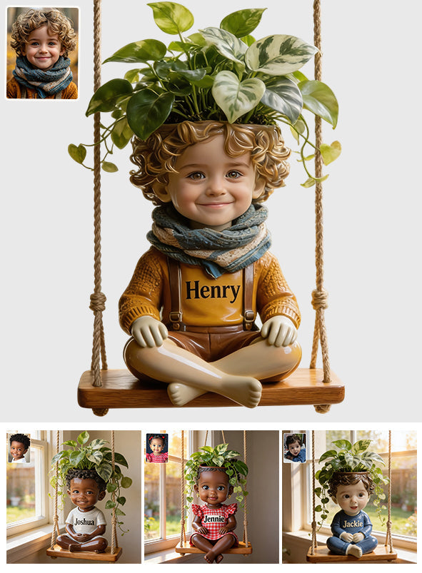 Little Bloom Swing - NFL Personalized Kid Hanging Pot BQH