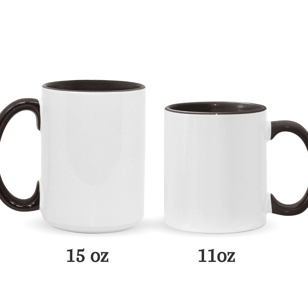 Too hot to handle - Personalized Biker Accent Mug BQH