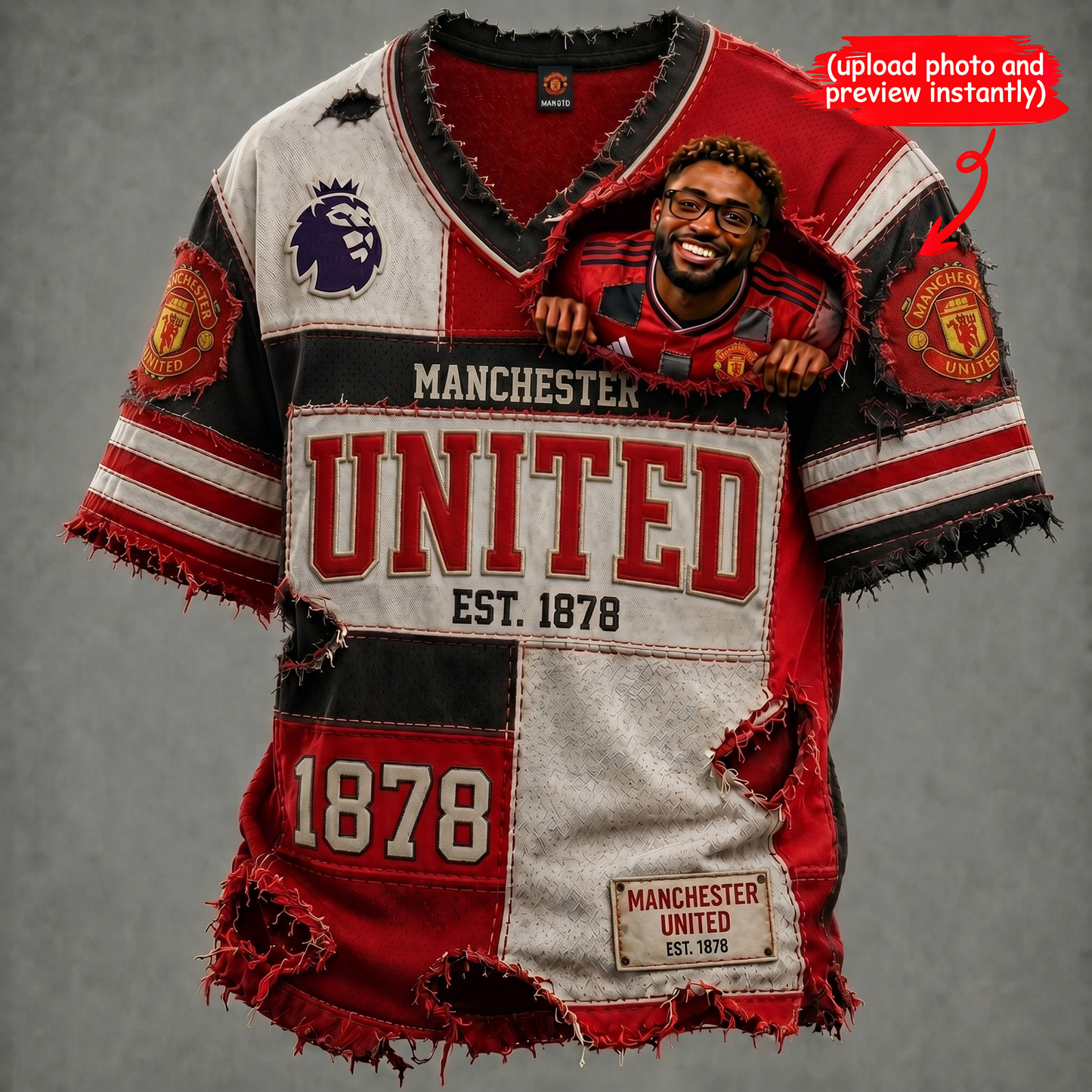 Personalized EPL Premium V-Neck T-shirt Gift For Fans 2506 NAK NHT