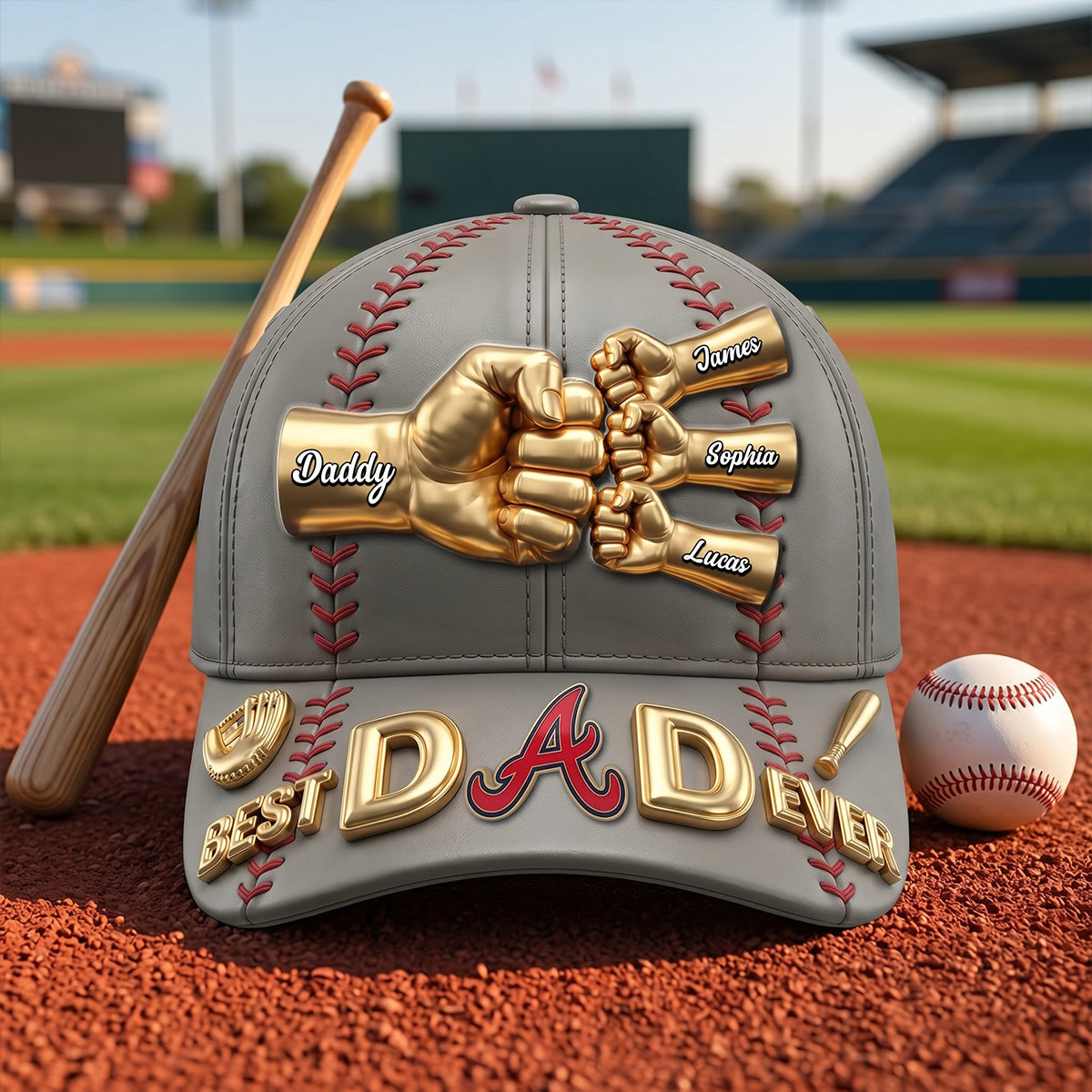 MLB Premium Dad Squad Athletic Club Classic Cap - Personalized Gift For Sporty Dads NAK TTT