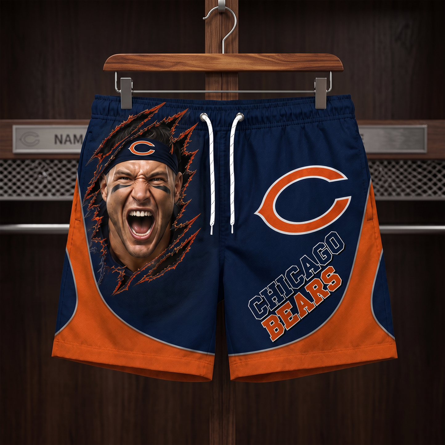 Premium NFL Personalized Shorts 0807 NAK TTT