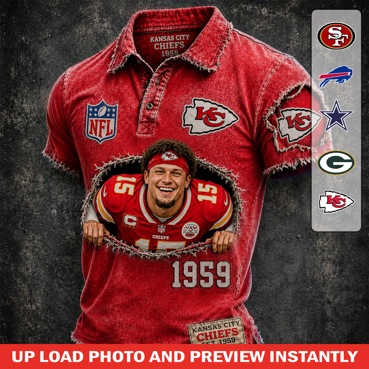 Personalized NFL Premium Polo Gift For Fans 2406 NAK TTT