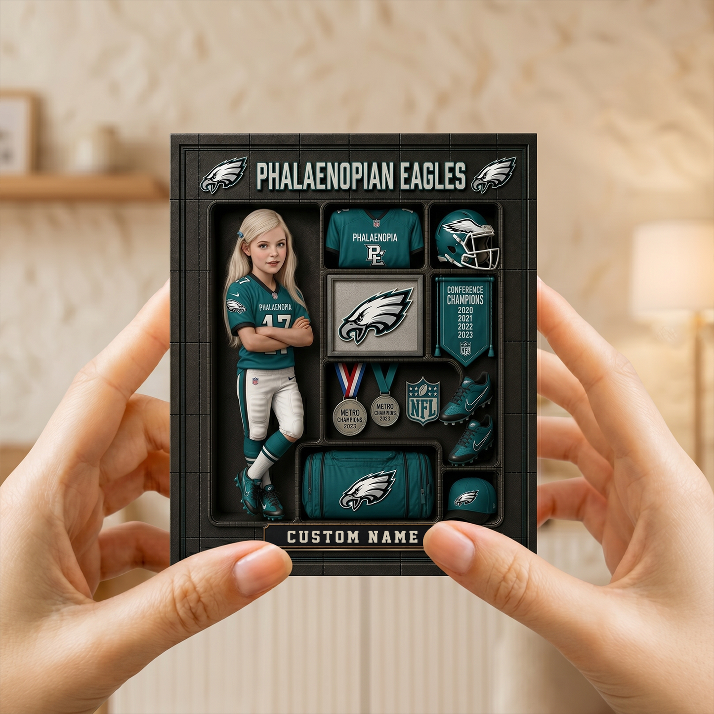 Personalized NFL football puzzle set 1806 NAK NHT