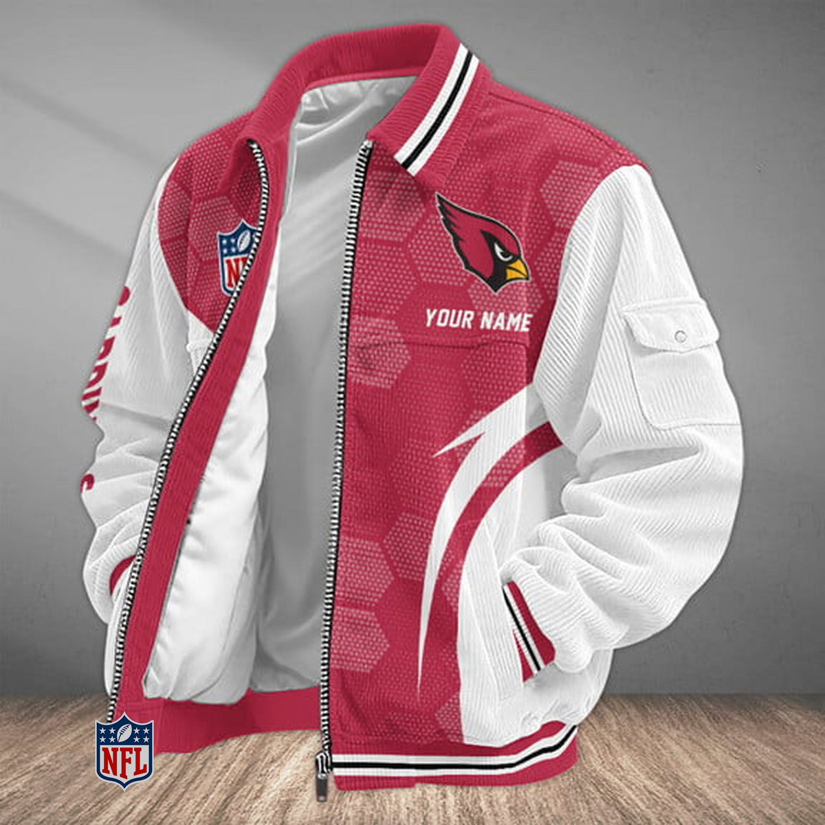 ARI x NFL Classic Varsity Corduroy Jacket