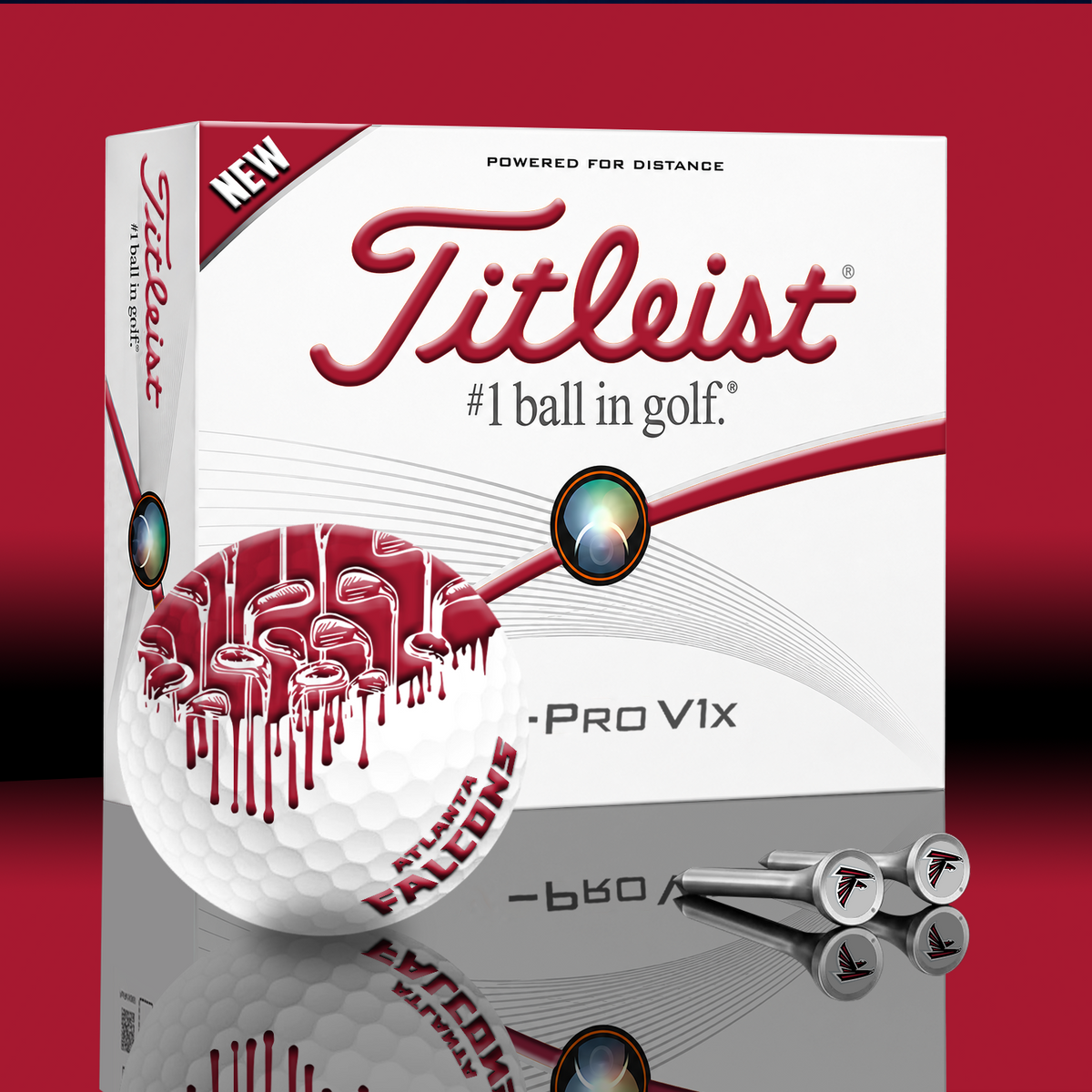 ATL x NFL PERSONALIZED GOLF BALL LIMITED EDITION V2
