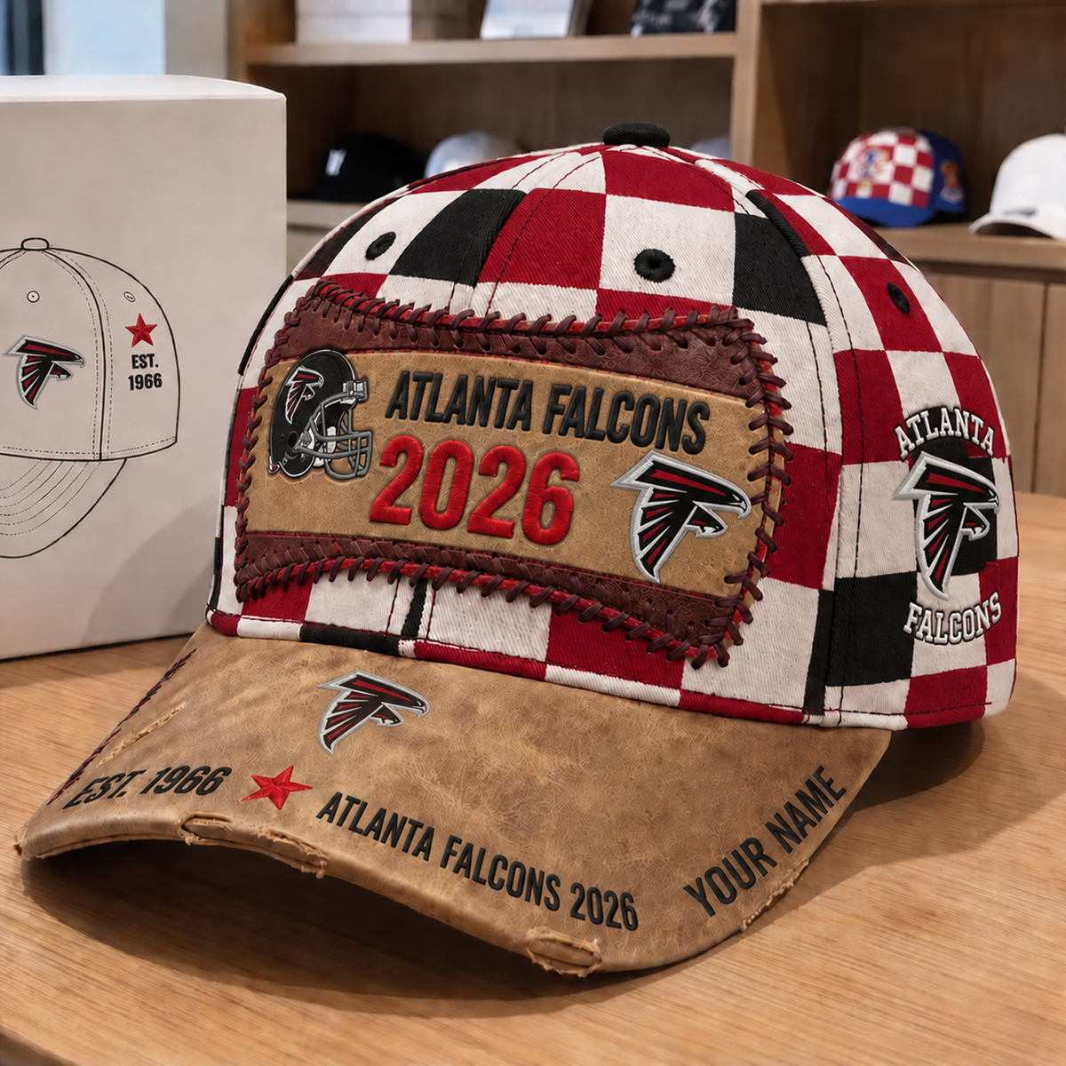 ATL x NFL Vintage Casual Football Hat