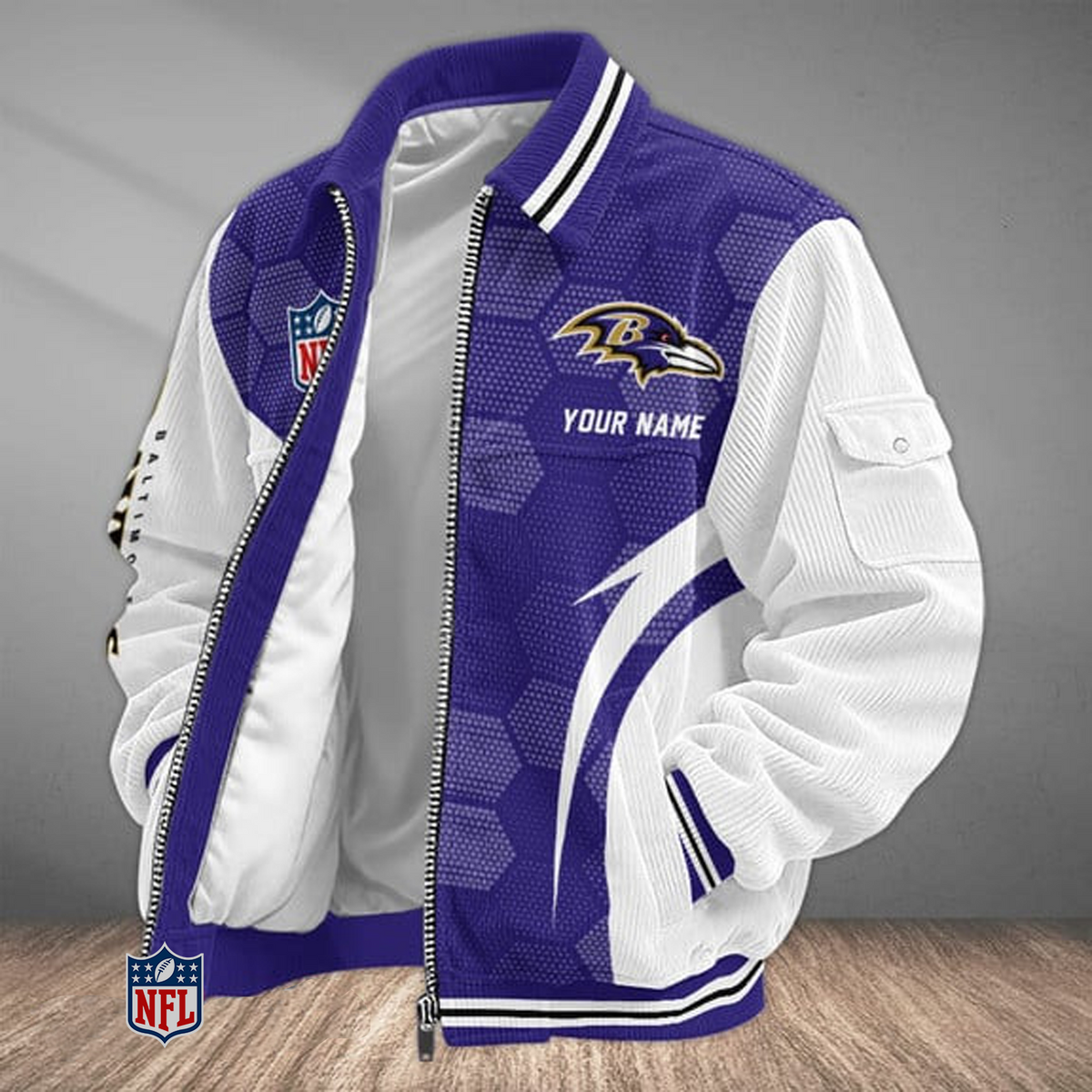 BAL x NFL Classic Varsity Corduroy Jacket