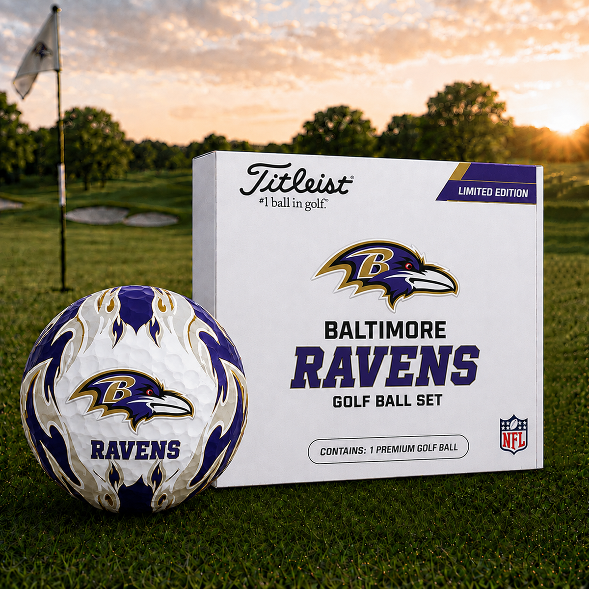 BAL x NFL Inspired Golf Ball Set Premium Golf Balls V3