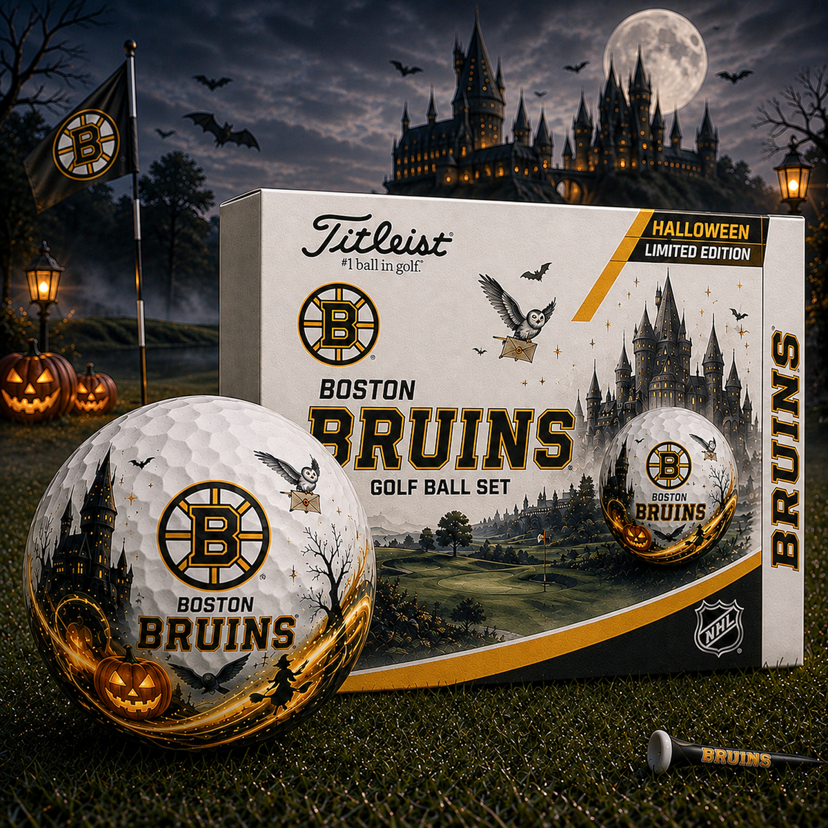 BOS x NHL Halloween Edition Golf Ball Set Premium Golf Balls