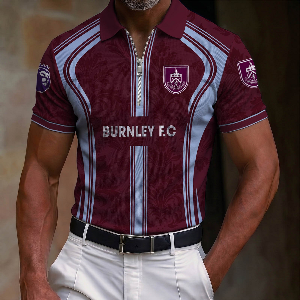 BUR x EPL Lapel Zip POLO Shirt
