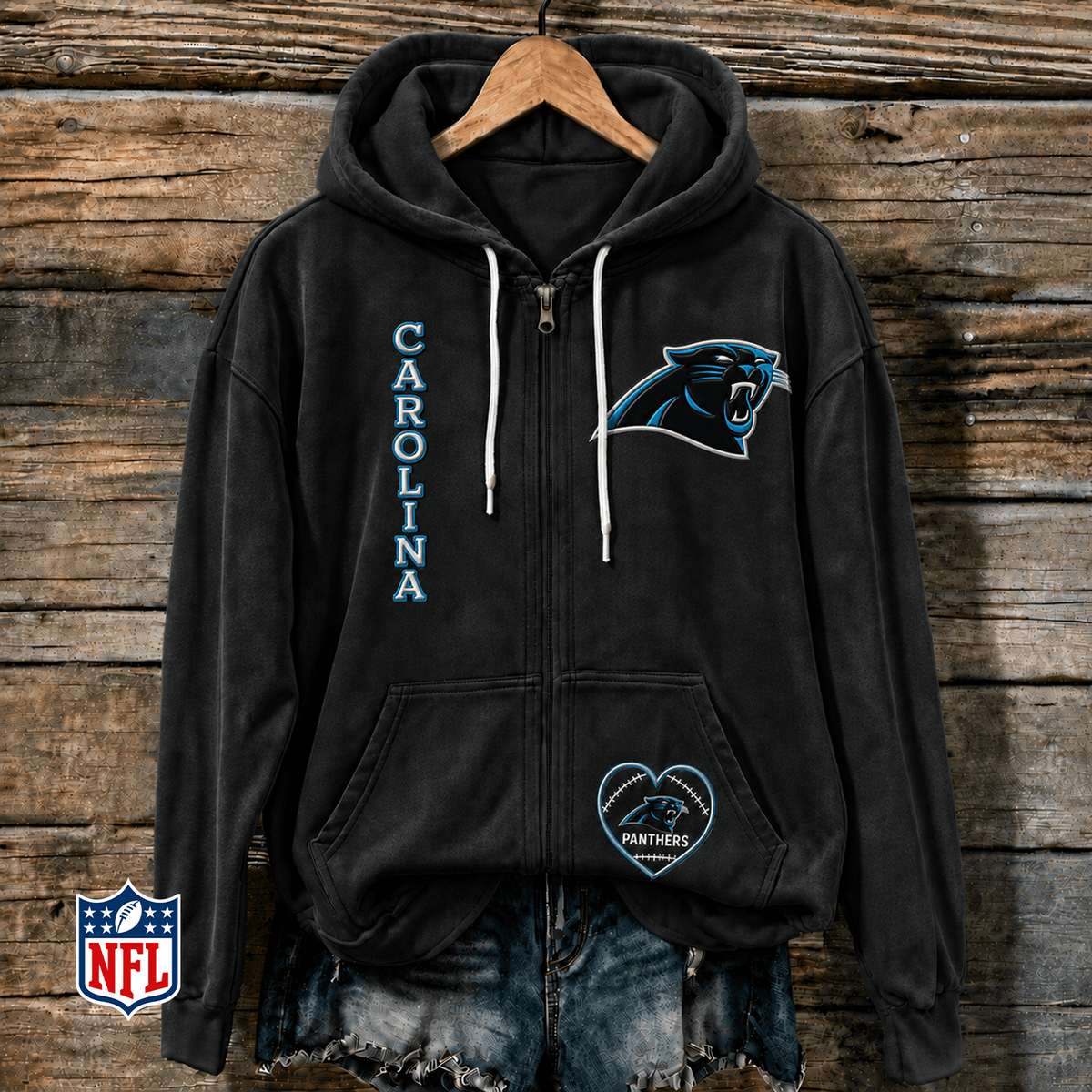 CAR x NFL Full-Zip Fleece Hoodie