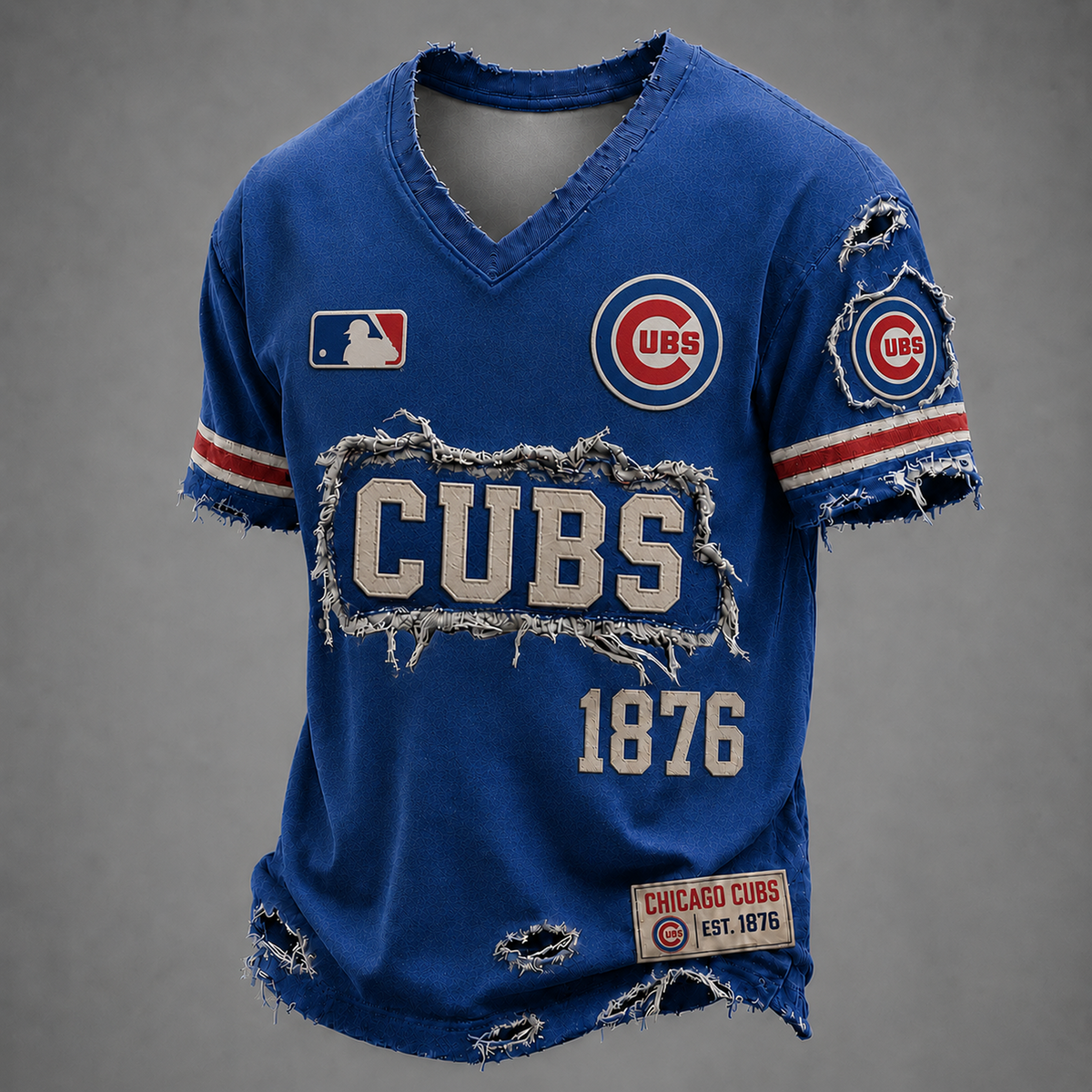CHC x MLB LUXURY V-Neck T-Shirt 0406 DatND DVT