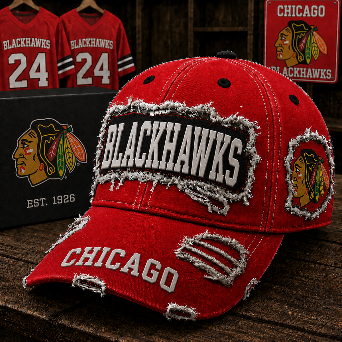 CHI x NHL Premium Patch Cap