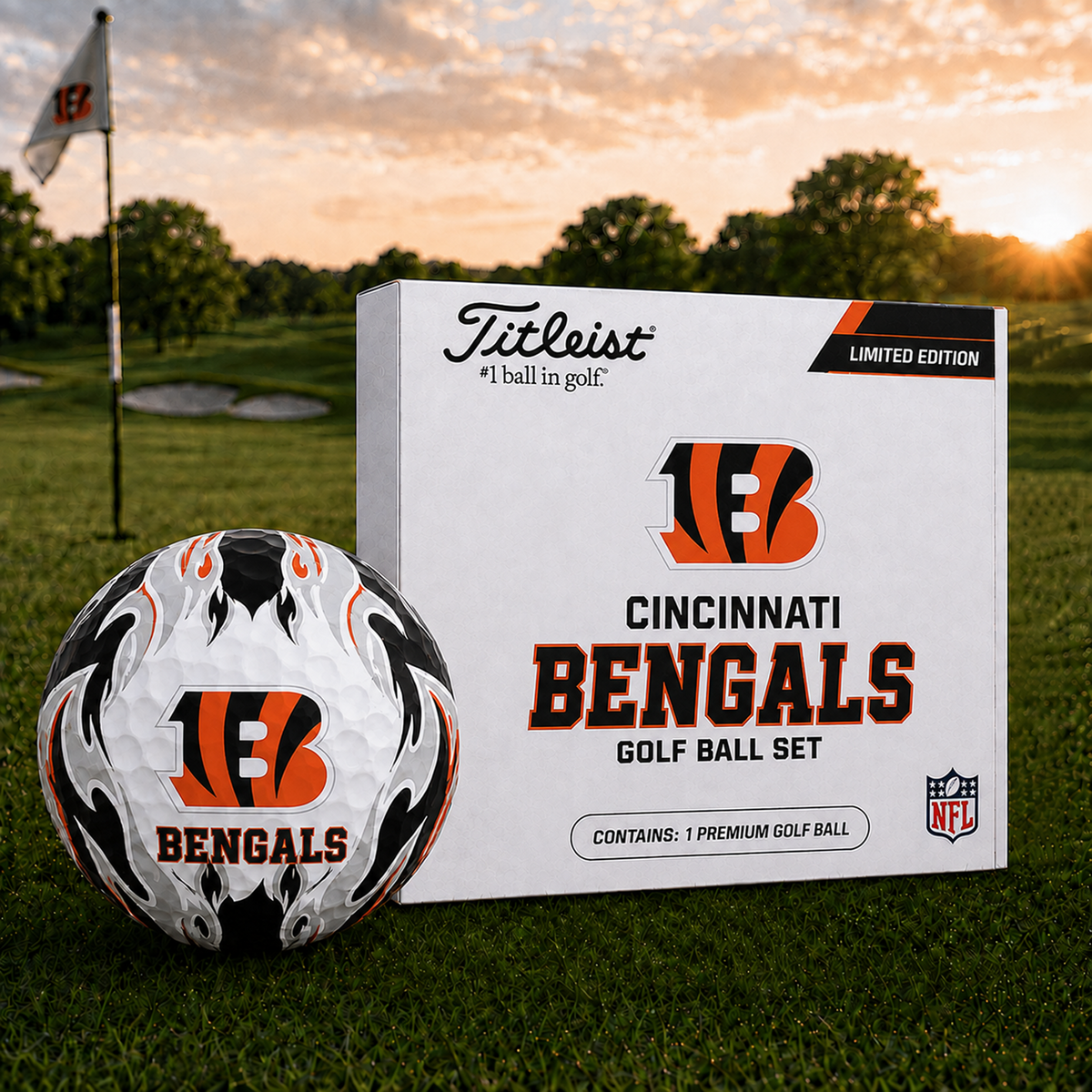 CIN x NFL Inspired Golf Ball Set Premium Golf Balls V3