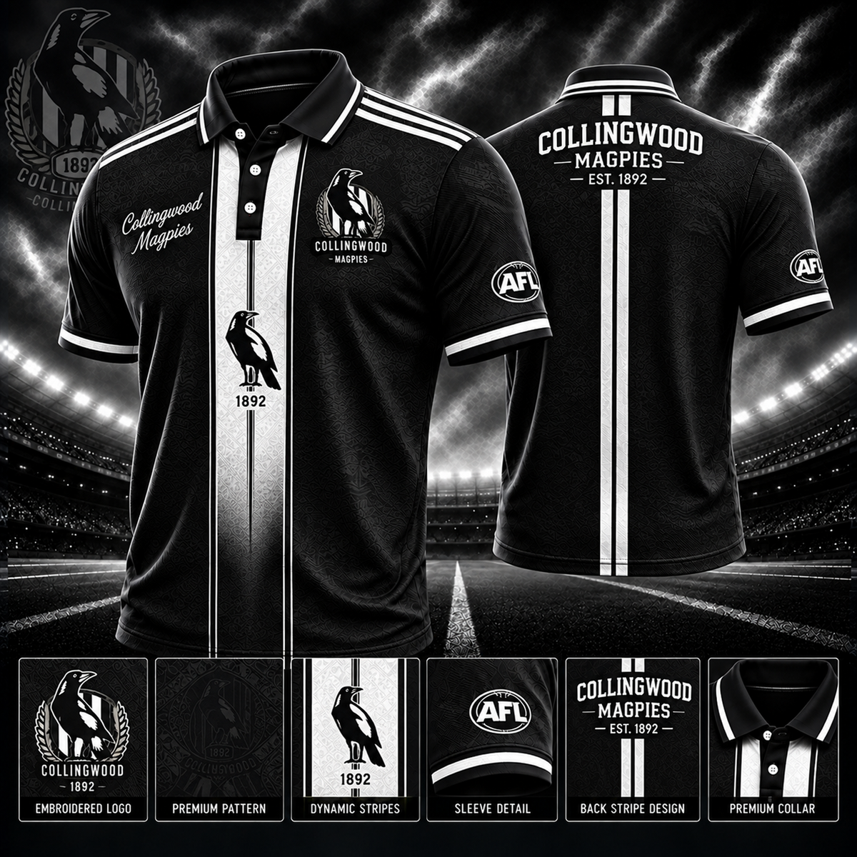 COL x AFL Polo Shirt Limited Edition