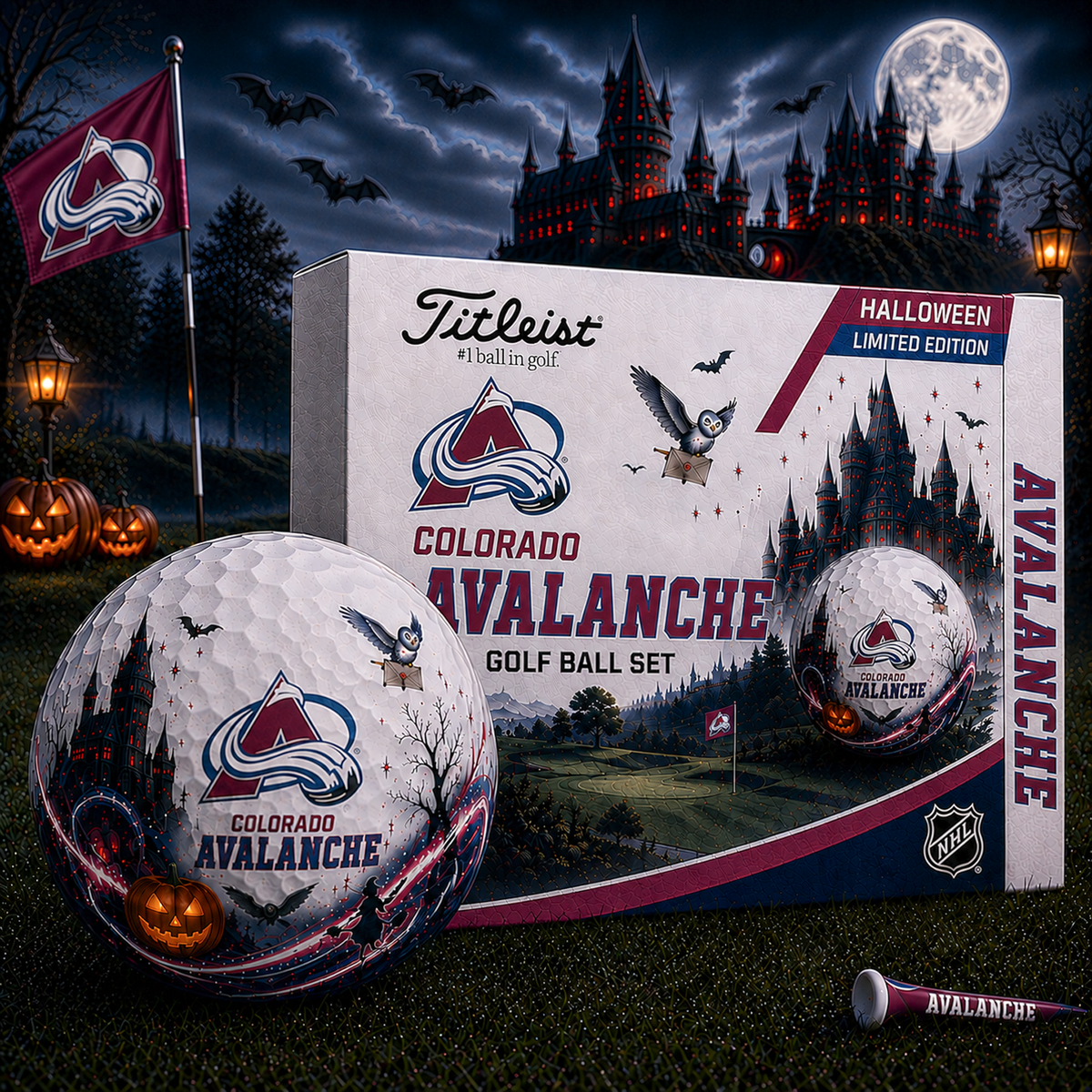 COL x NHL Halloween Edition Golf Ball Set Premium Golf Balls
