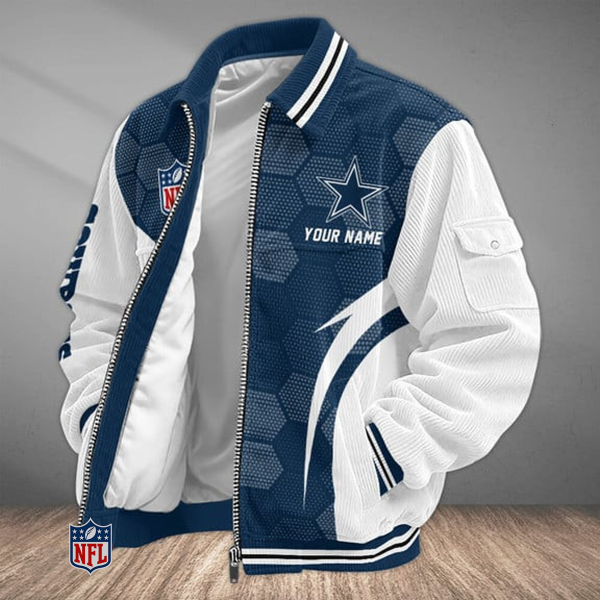 DAL x NFL Classic Varsity Corduroy Jacket