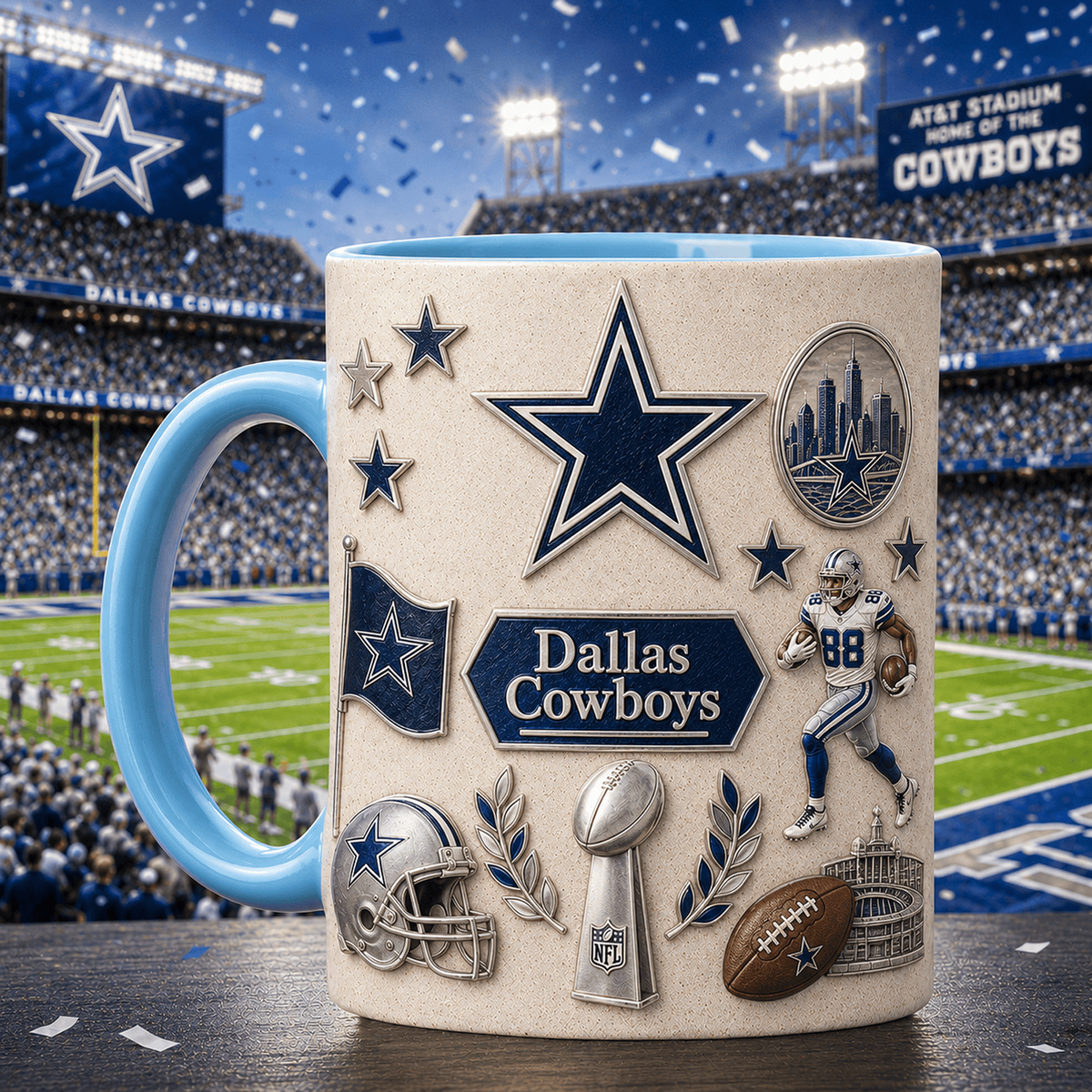 DAL x NFL Premium Fan Pride Mug