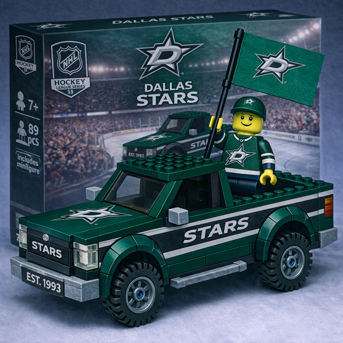 DAL x NHL Building Blocks Truck Toy Set V1 DatND DVT