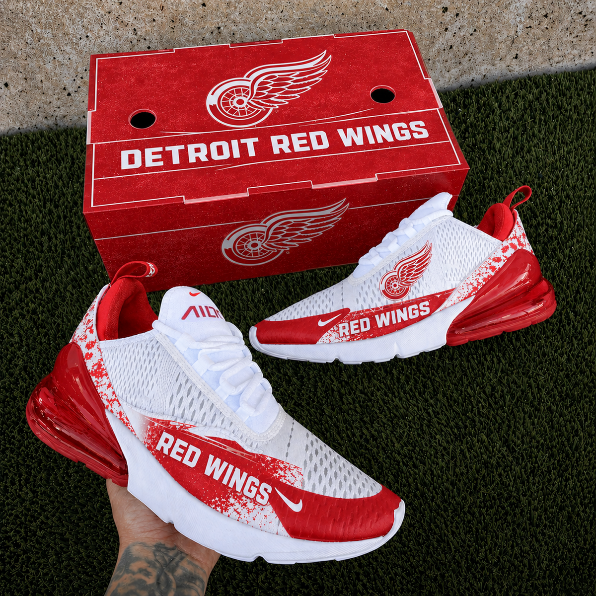 DET x NHL Nike Air Max 270 Shoes