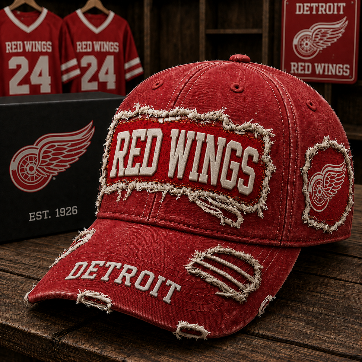 DET x NHL Premium Patch Cap