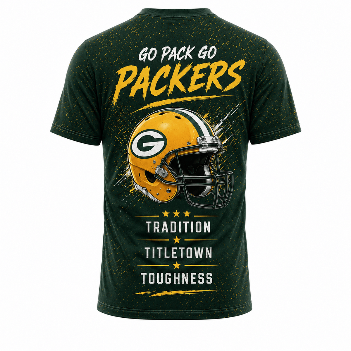 GB x NFL Premium Skyline Pride Football T-Shirt
