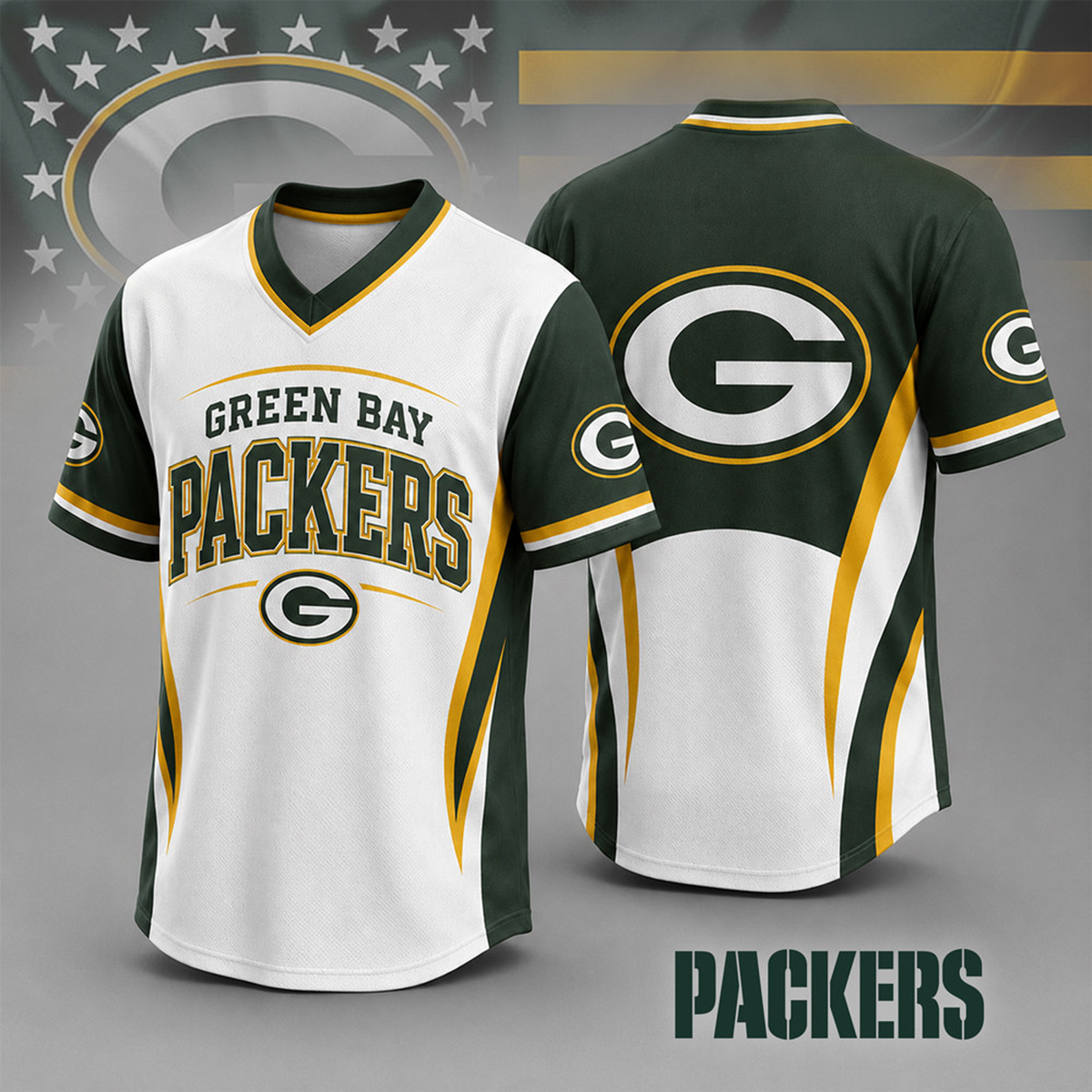 GB x NFL Team Spirit V-Neck Jersey