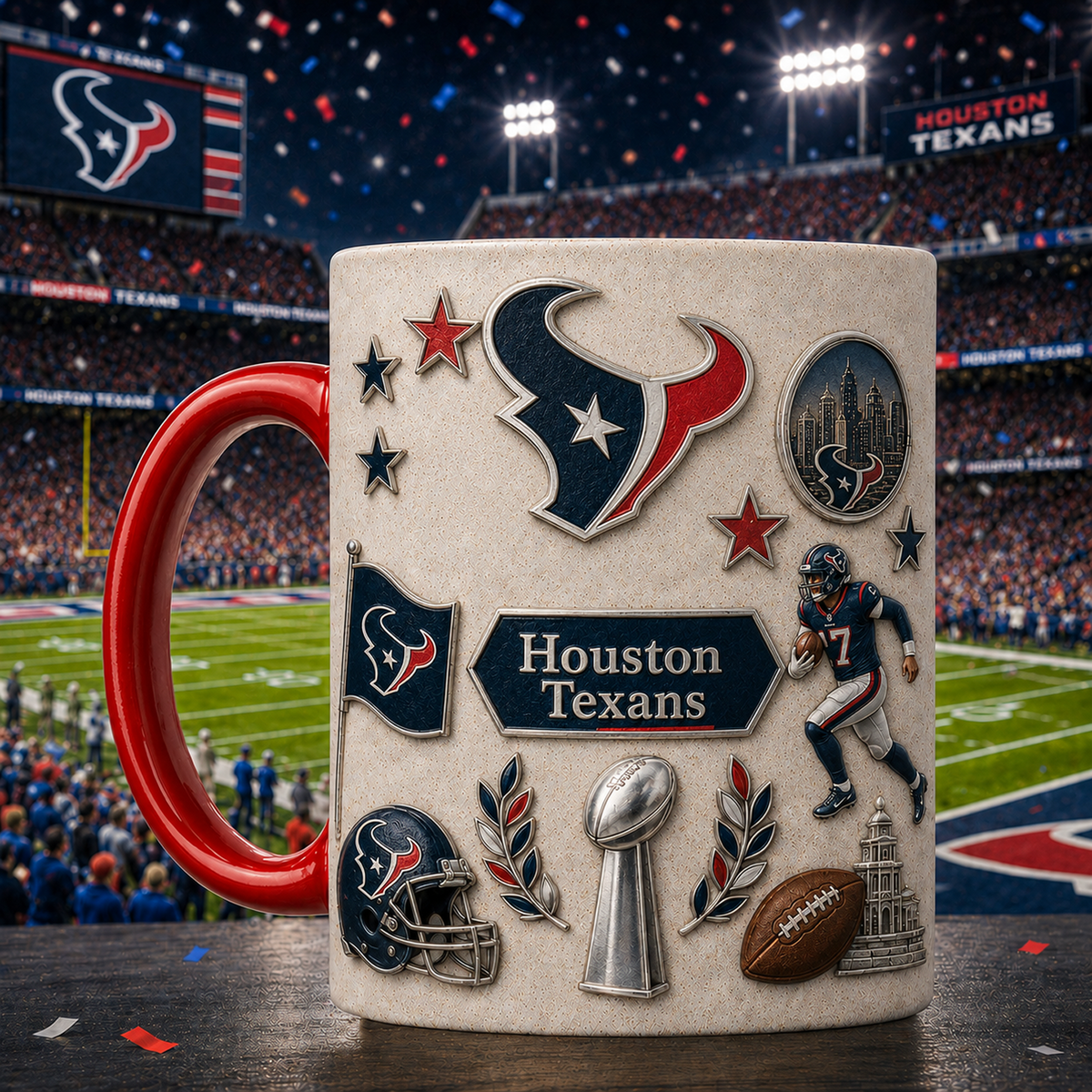HOU x NFL Premium Fan Pride Mug