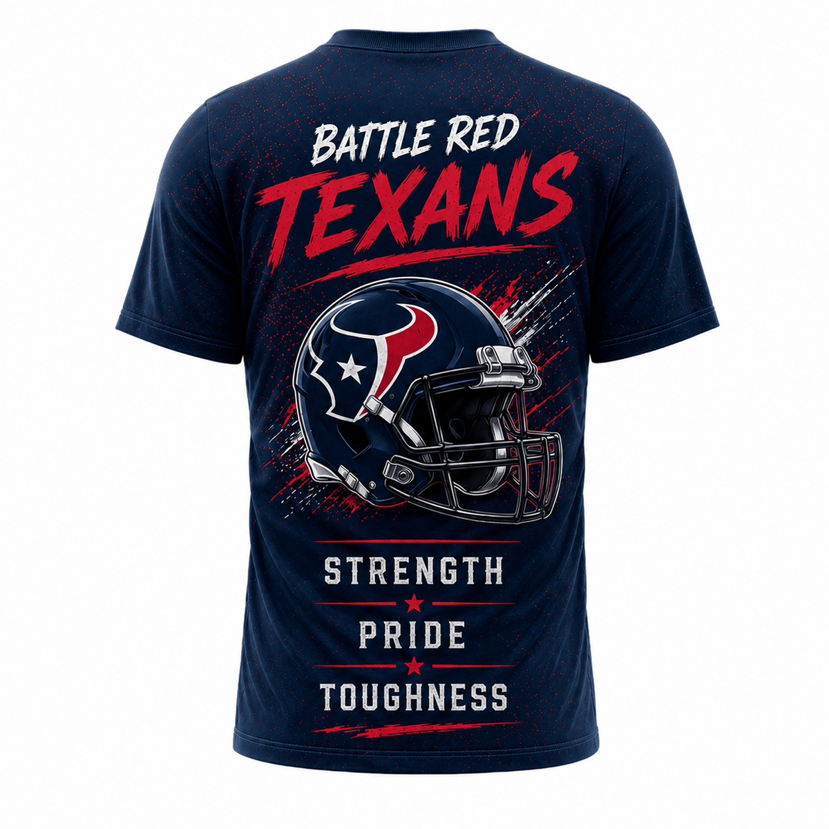 HOU x NFL Premium Skyline Pride Football T-Shirt