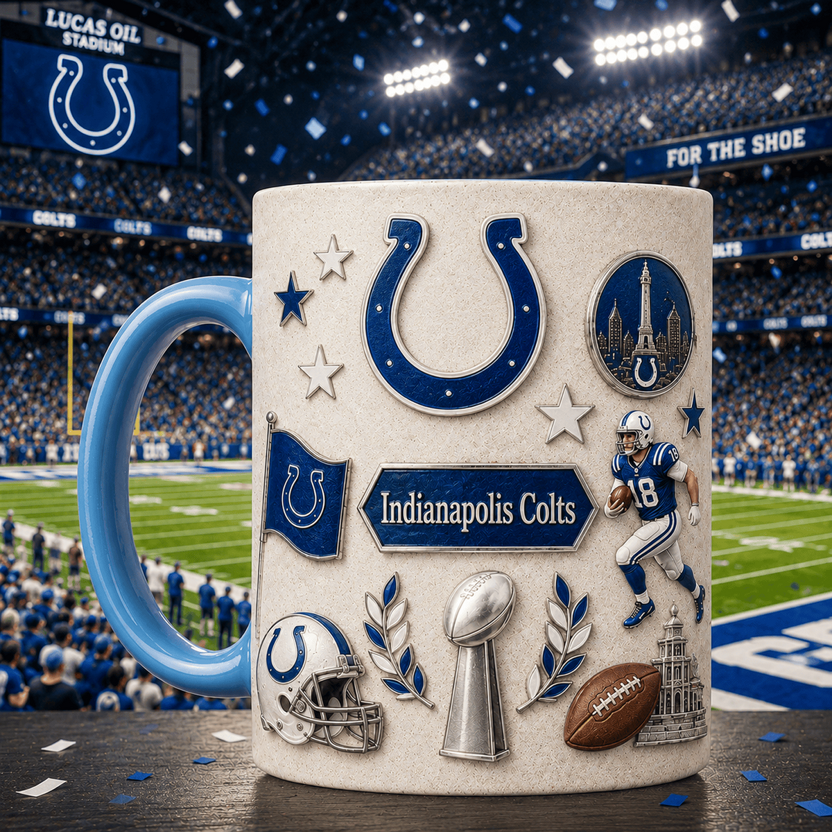 IND x NFL Premium Fan Pride Mug