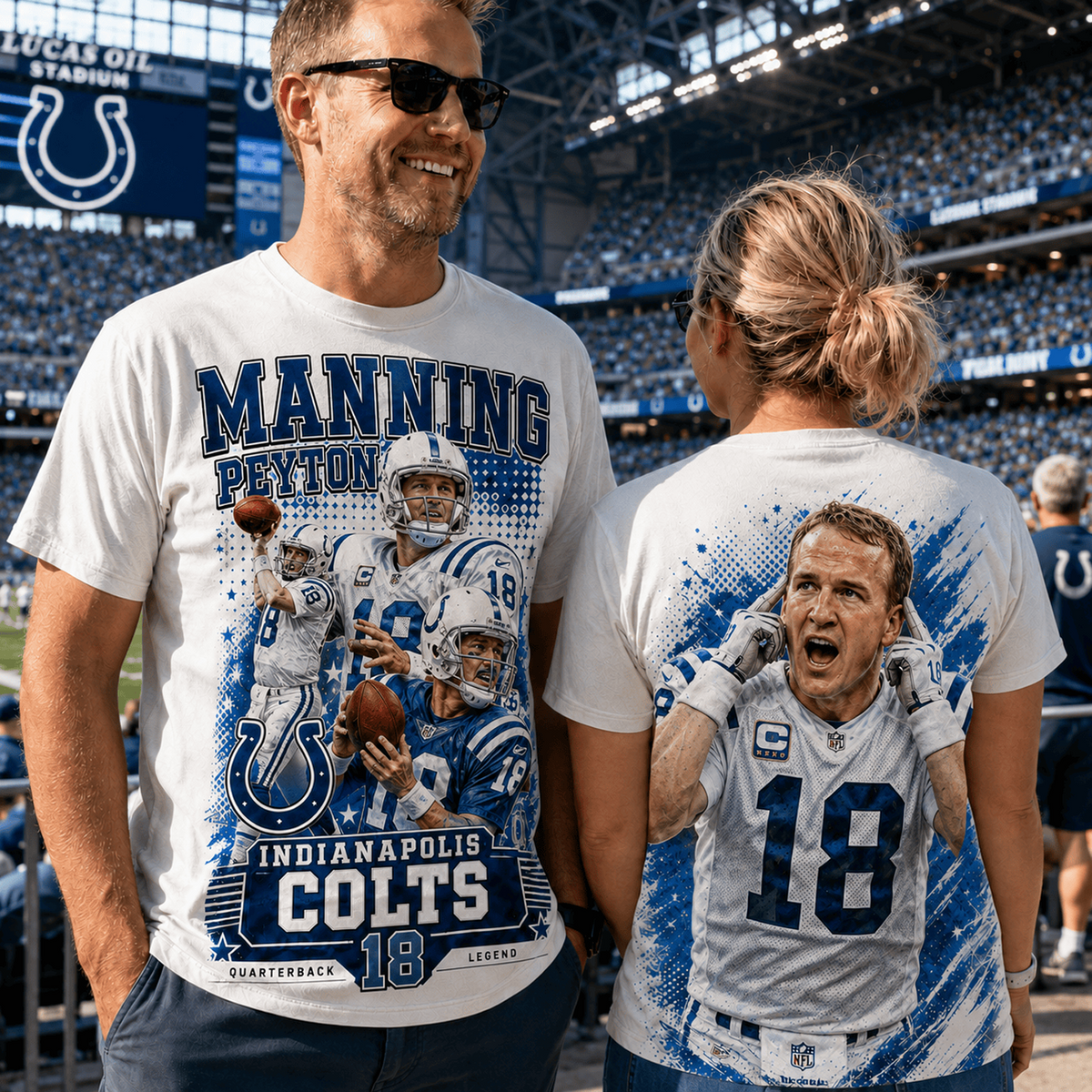 IND x NFL Premium Football Player Graphic Shirt