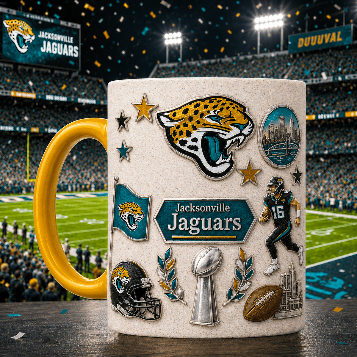 JAC x NFL Premium Fan Pride Mug