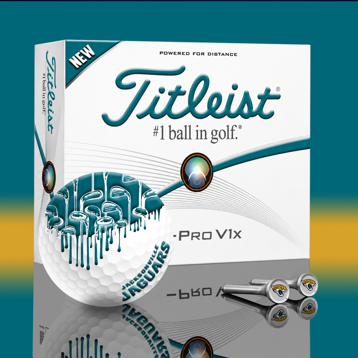 JAX x NFL PERSONALIZED GOLF BALL LIMITED EDITION V2