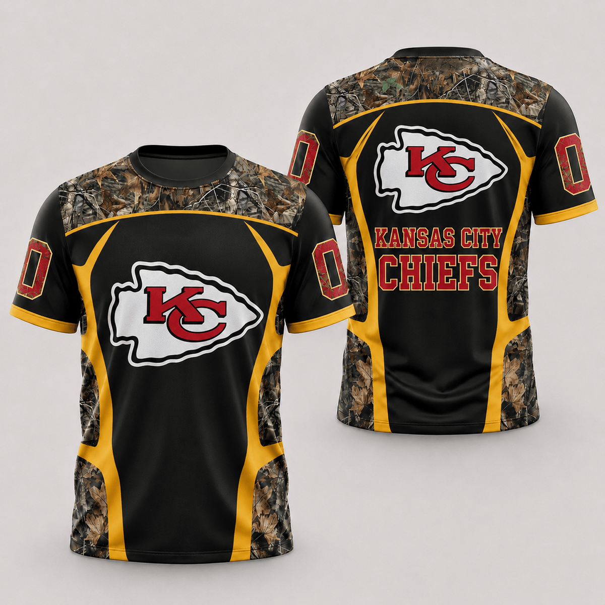 KC x NFL Hunting Camo 3D Shirt