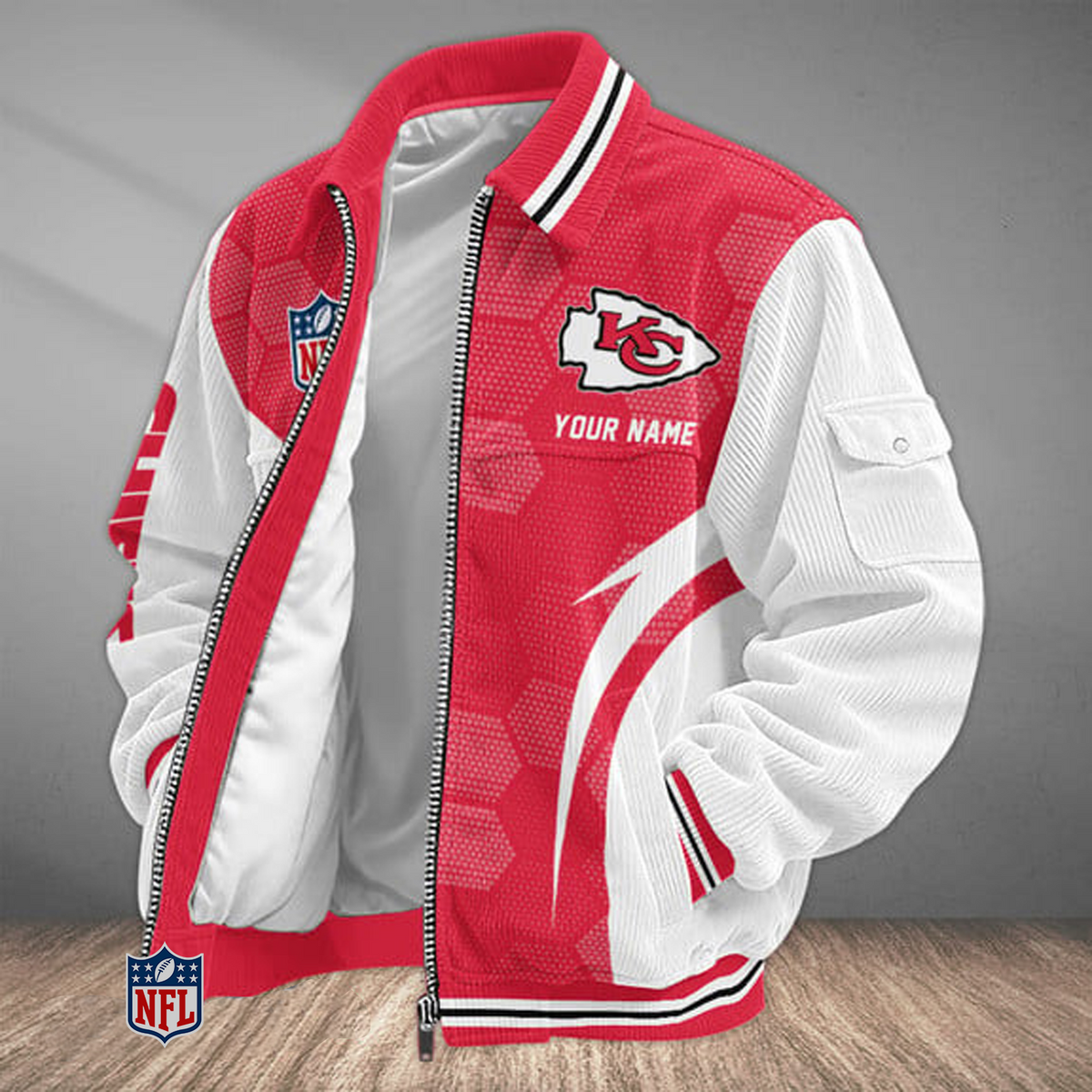 KCC x NFL Classic Varsity Corduroy Jacket