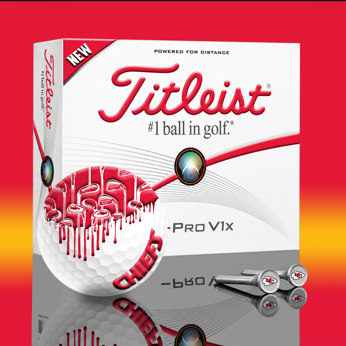KCC x NFL PERSONALIZED GOLF BALL LIMITED EDITION V2