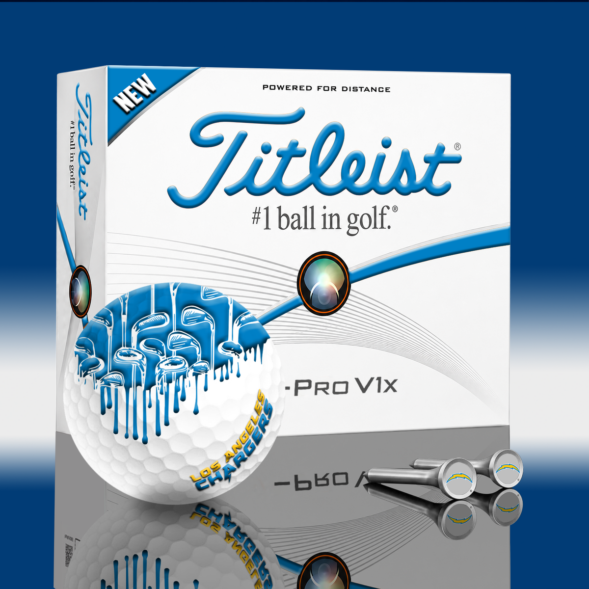 LAC x NFL PERSONALIZED GOLF BALL LIMITED EDITION V2