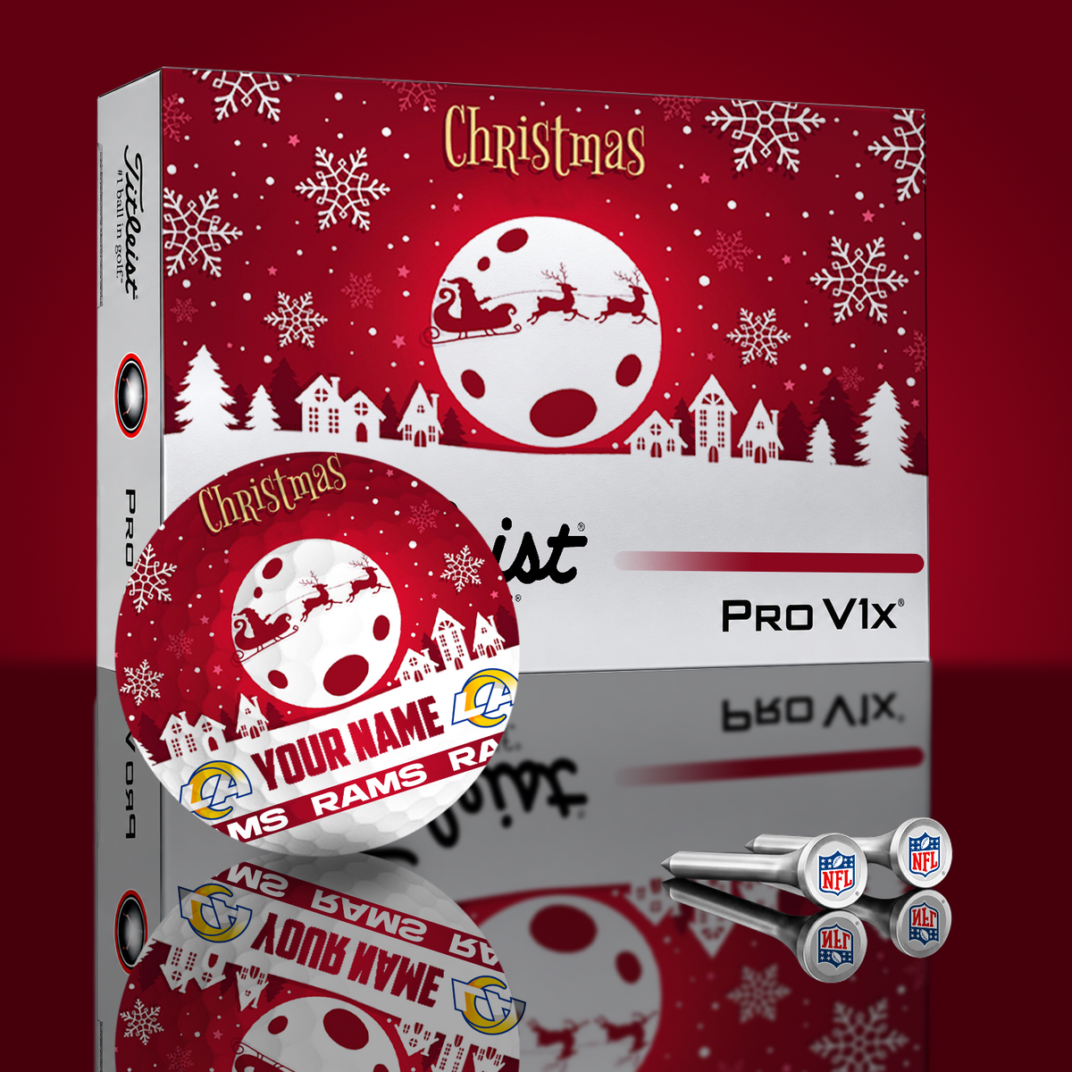 LAR x NFL PERSONALIZED GOLF BALL LIMITED EDITION V3