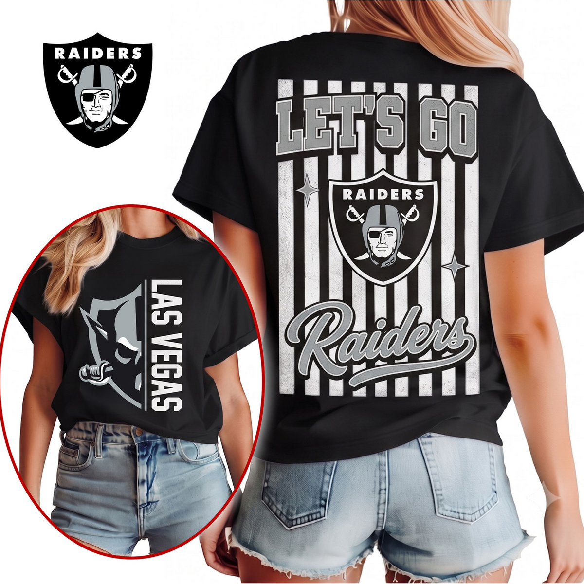 LV x NFL Premium Victory Stripe 3D Shirt