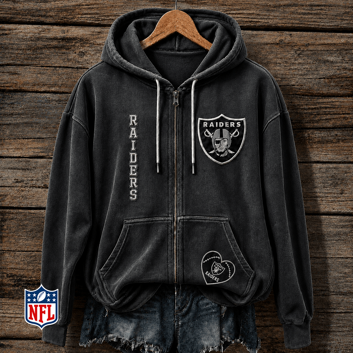 LVR x NFL Full-Zip Fleece Hoodie