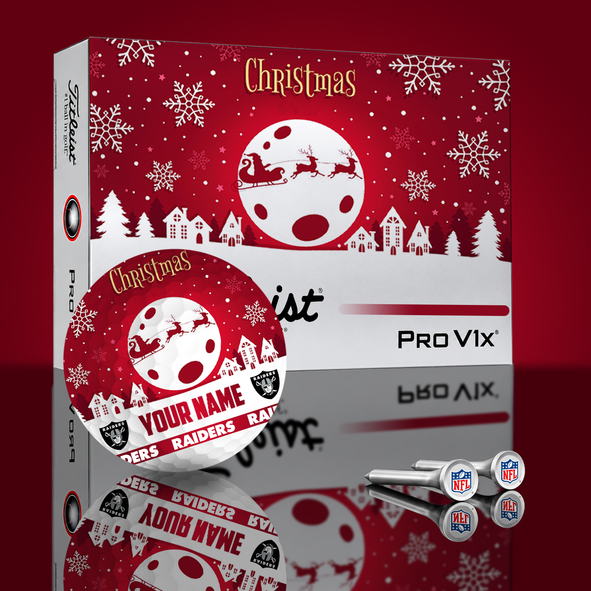 LVR x NFL PERSONALIZED GOLF BALL LIMITED EDITION V3