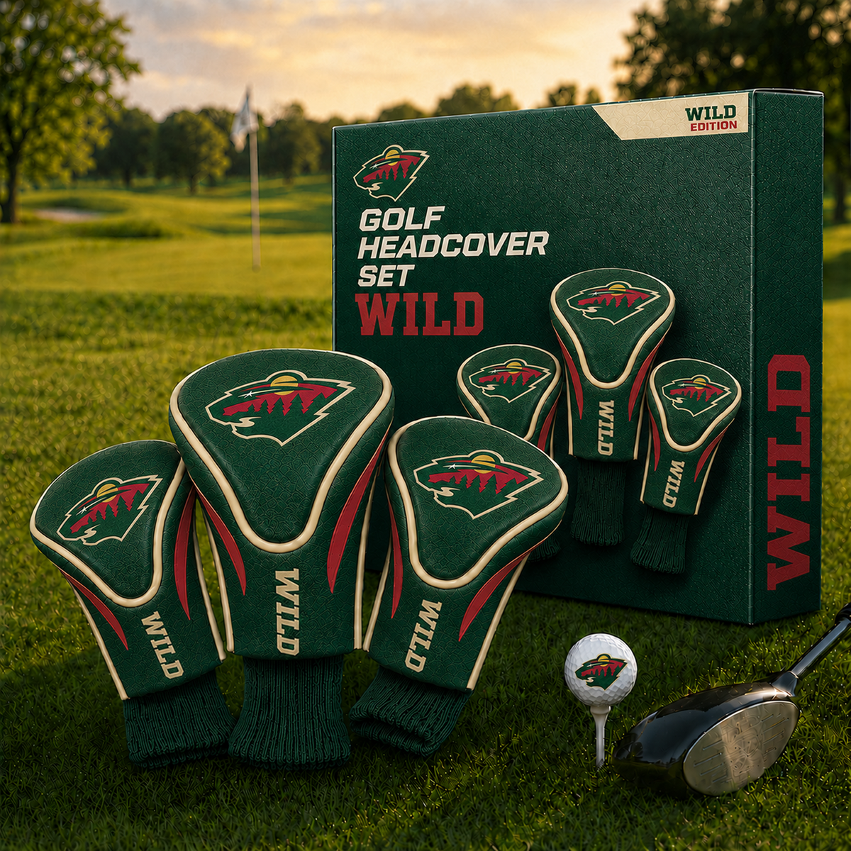 MIN Team Golf NHL 3-Pack Contour Sock Headcovers