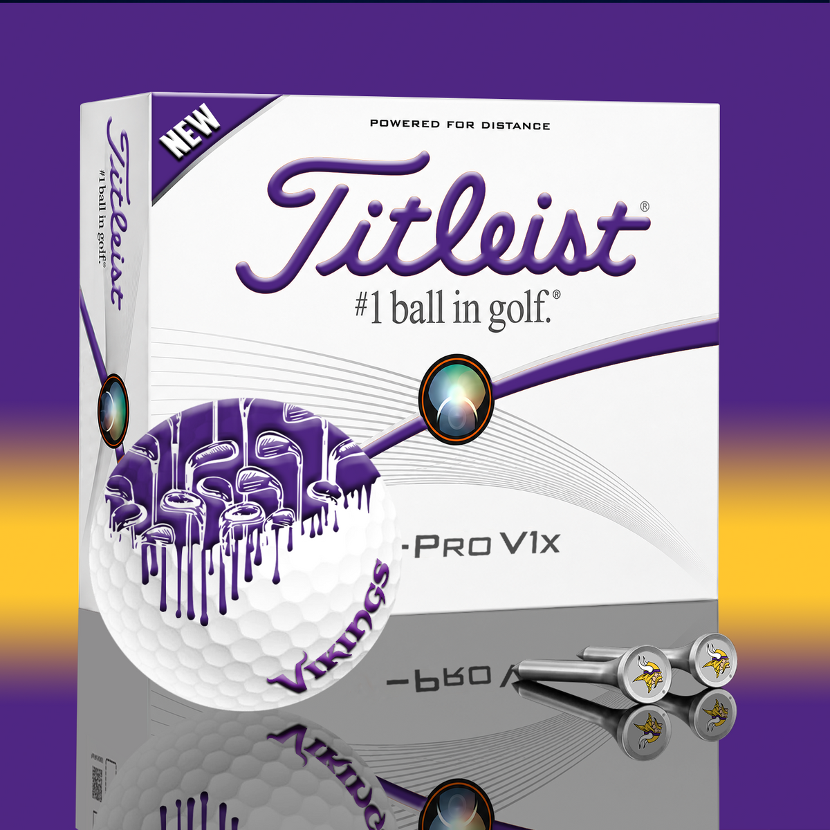 MIN x NFL PERSONALIZED GOLF BALL LIMITED EDITION V2