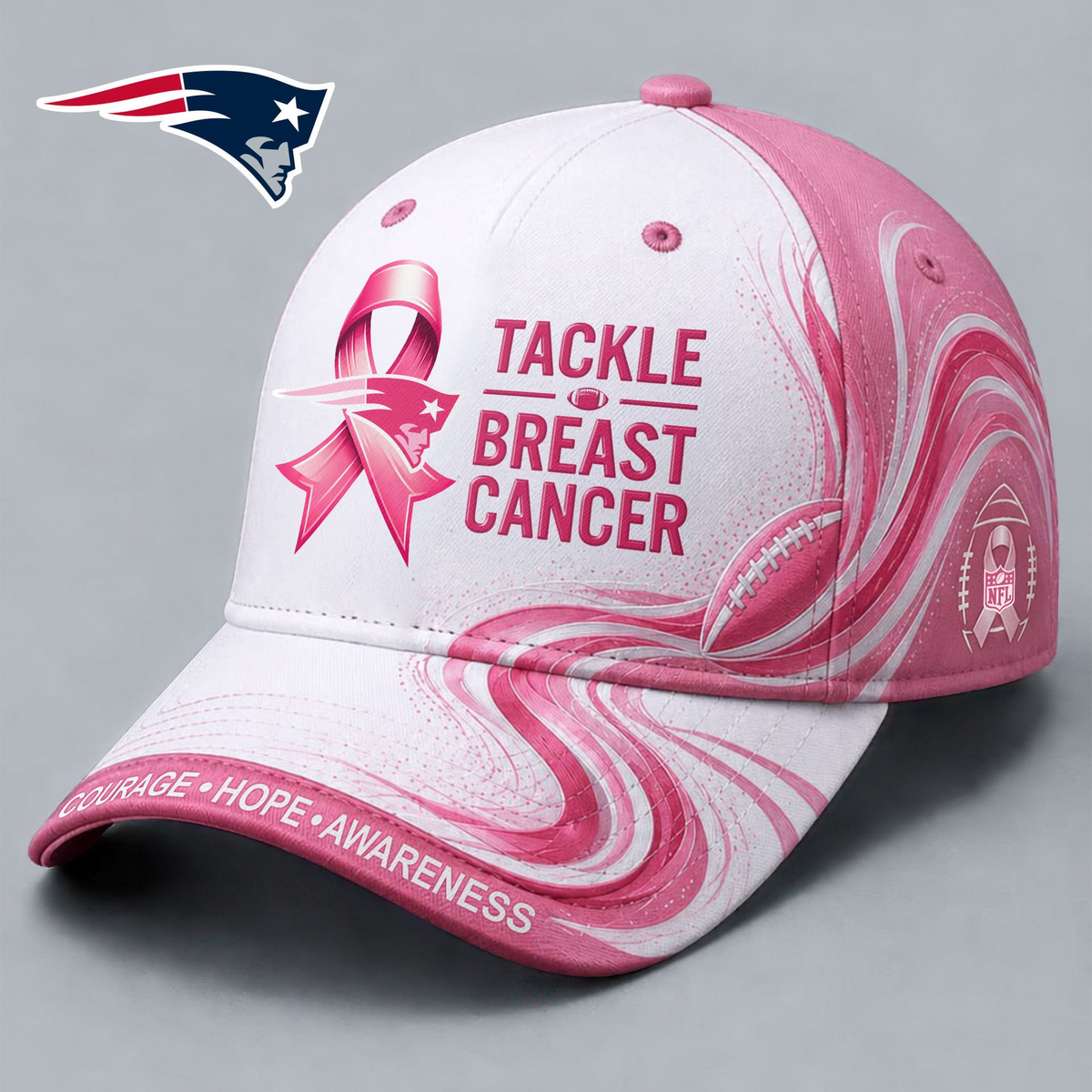 NE x NFL Tackle Breast Cancer Cap