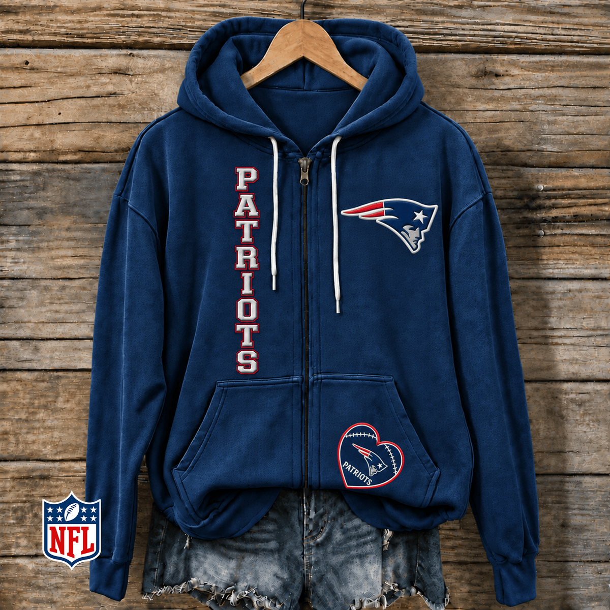 NEP x NFL Full-Zip Fleece Hoodie