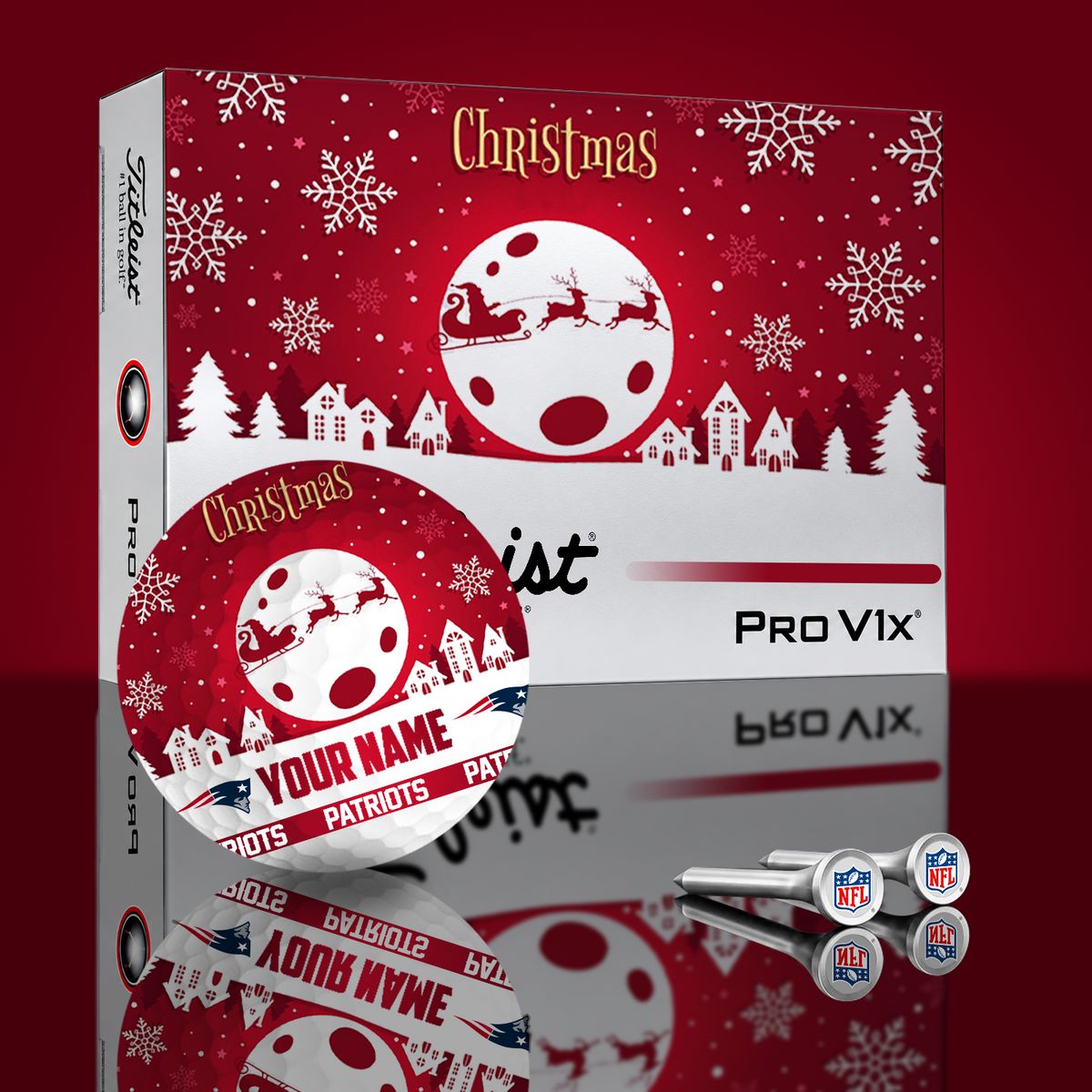 NEP x NFL PERSONALIZED GOLF BALL LIMITED EDITION V3