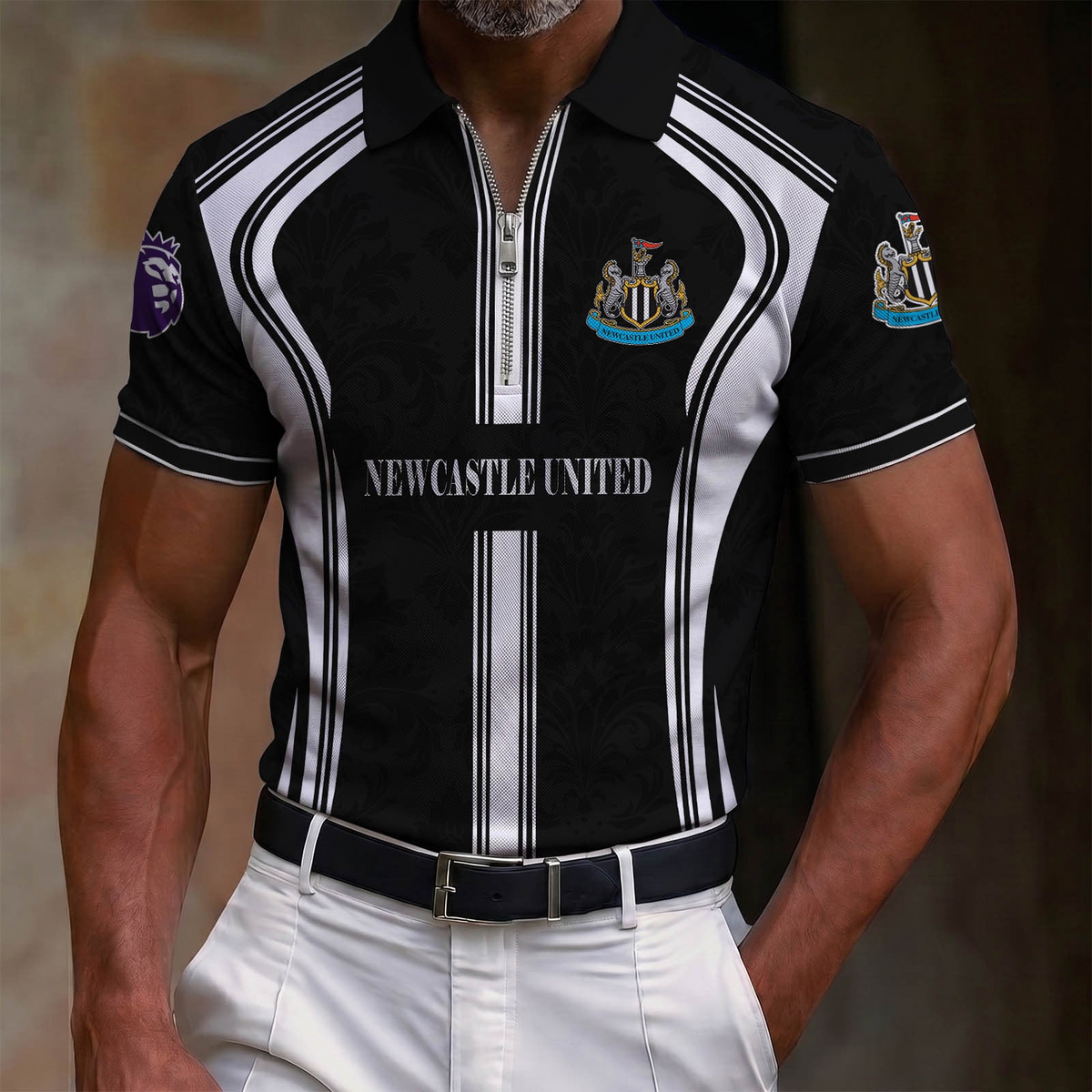 NEW x EPL Lapel Zip POLO Shirt