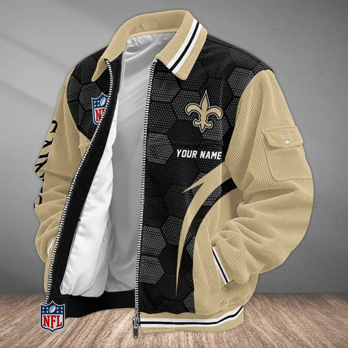 NO x NFL Classic Varsity Corduroy Jacket