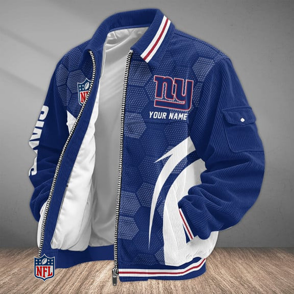 NYG x NFL Classic Varsity Corduroy Jacket