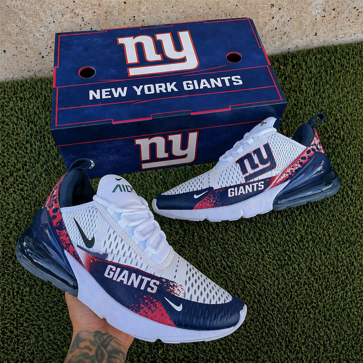 NYG x NFL Nike Air Max 270 Shoes